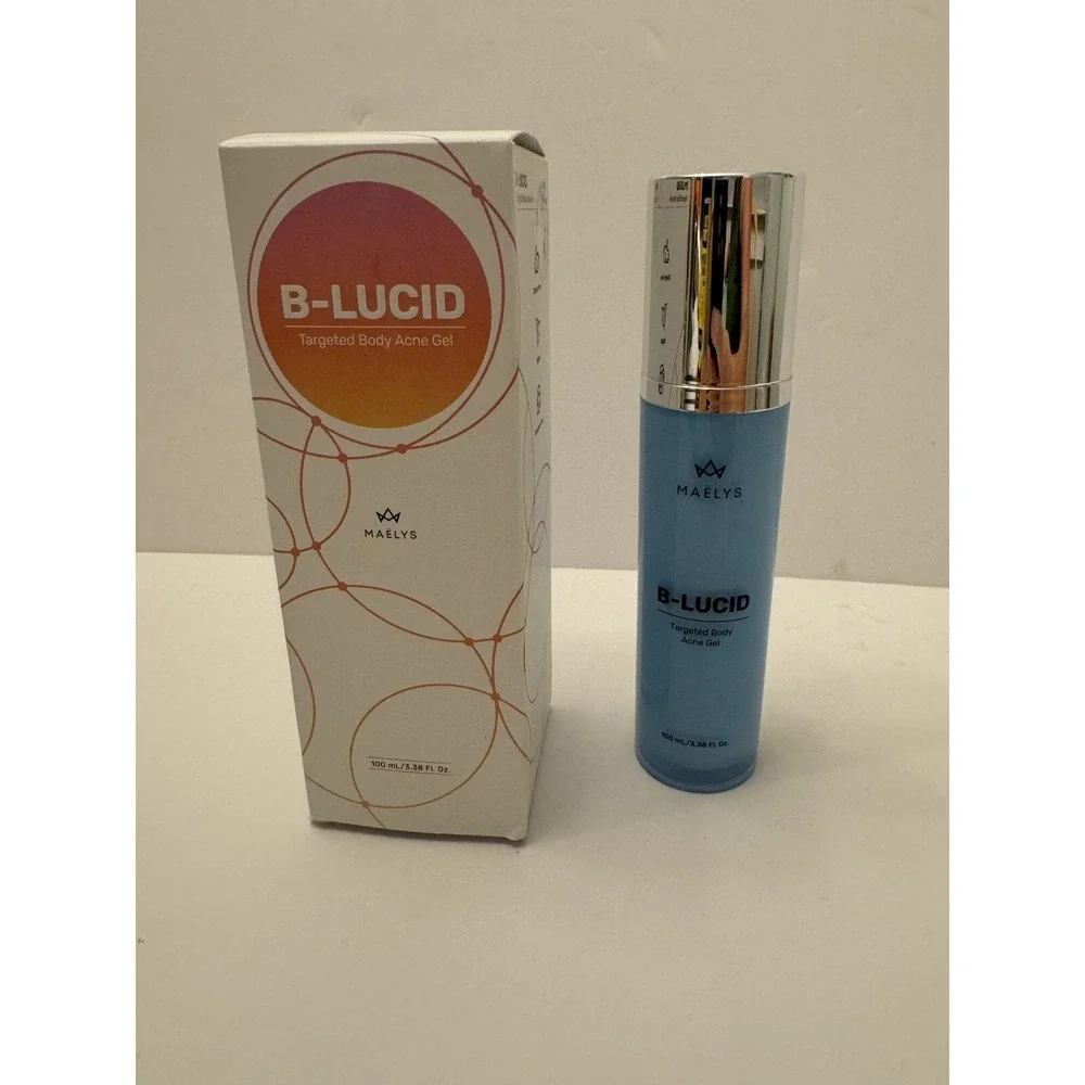Maelys Cosmetics B-LUCID Targeted Body Acne Gel,‎ NIB Exp 2/13/25